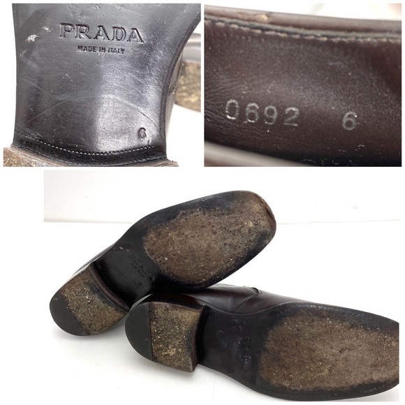Prada Cup-toe Chelsea Ankle Boot Brown - Picture 10 of 12
